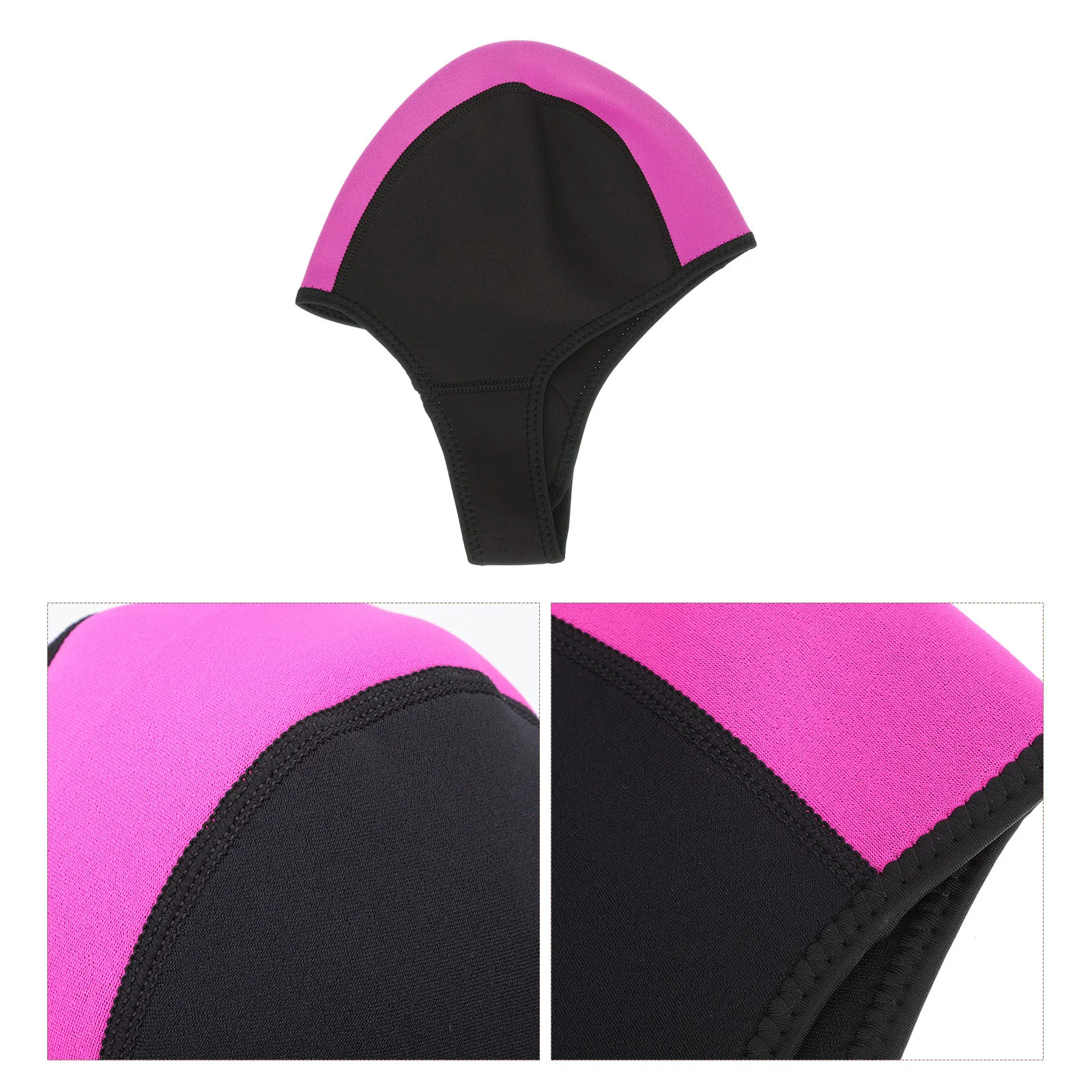 

Cold-Proof Swimming Caps Rubber Elastic Material Stretchable Waterproof For Outdoor Indoor Swimming Water Sports Head