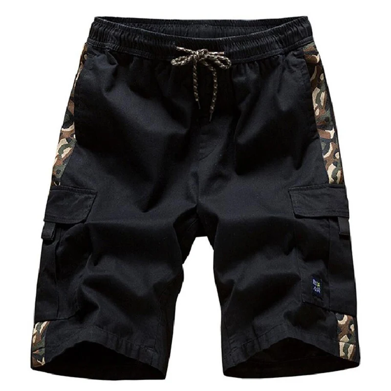 Men Short Summer Plus Size Cotton Elastic Waist Camouflage Hot Loose Army Green Male Cargo Casual Short Male 8XL 6XL 4XL
