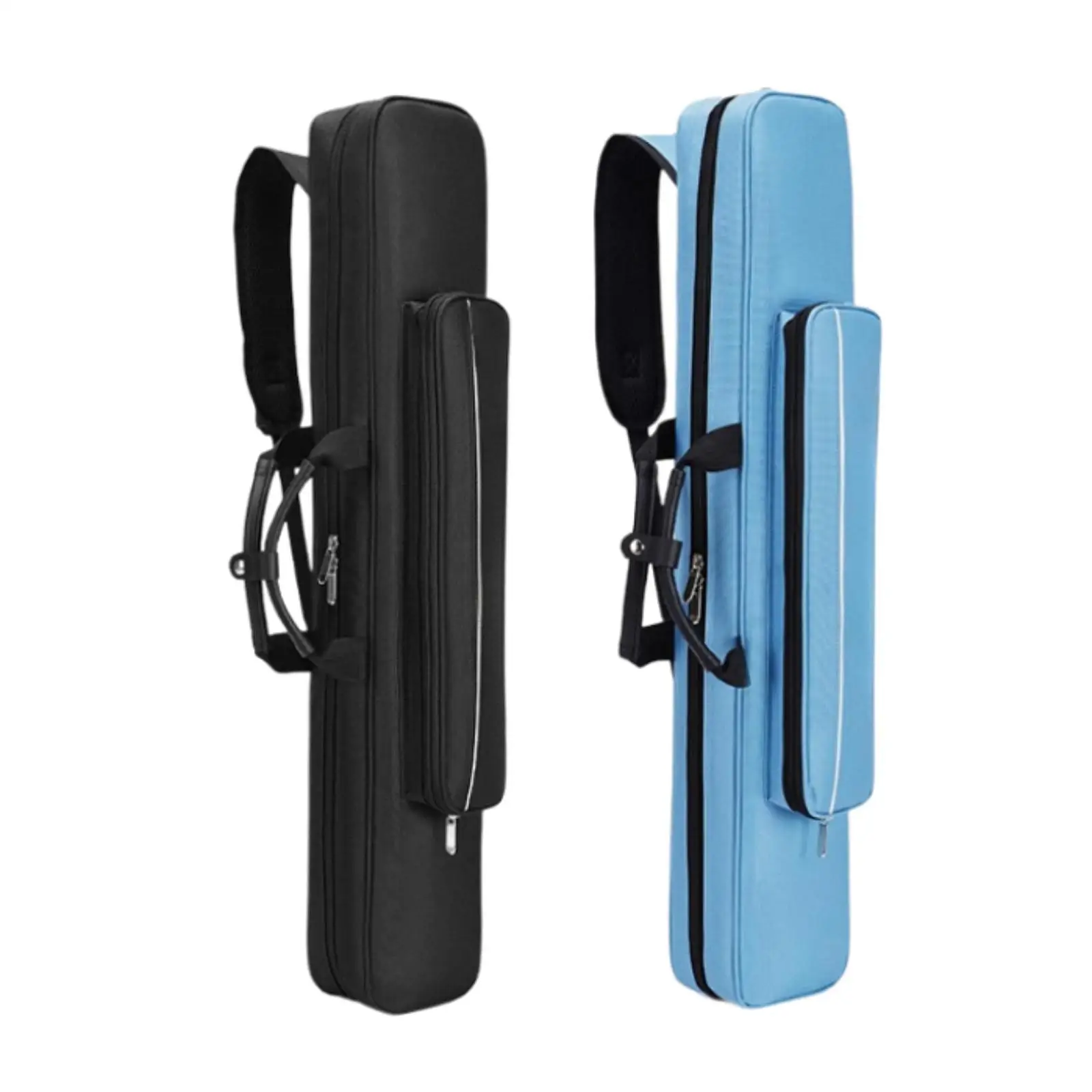 Billiards Stick Case Waterproof Soft Nylon Pool Cue Bag Protective Carry Pouch for Players and Accessories