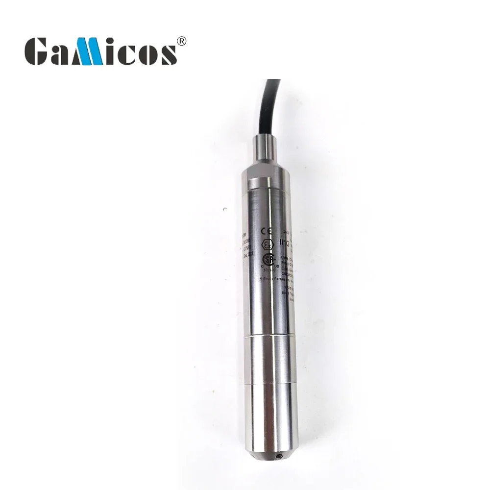 RoRuSGLT510M Explosion Proof IP68 IECEX 0~200m Analog RS485 Submersible Liquid Level Sensor For Methanol Ethanol