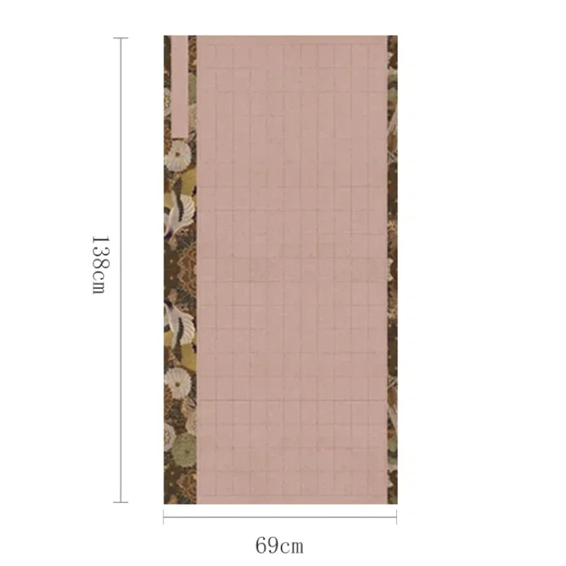 Seal Script Griding Xuan Paper Thickened Brush Calligraphy Works Half Ripe Rice Paper Chinese Style Official Script Xuan Paper