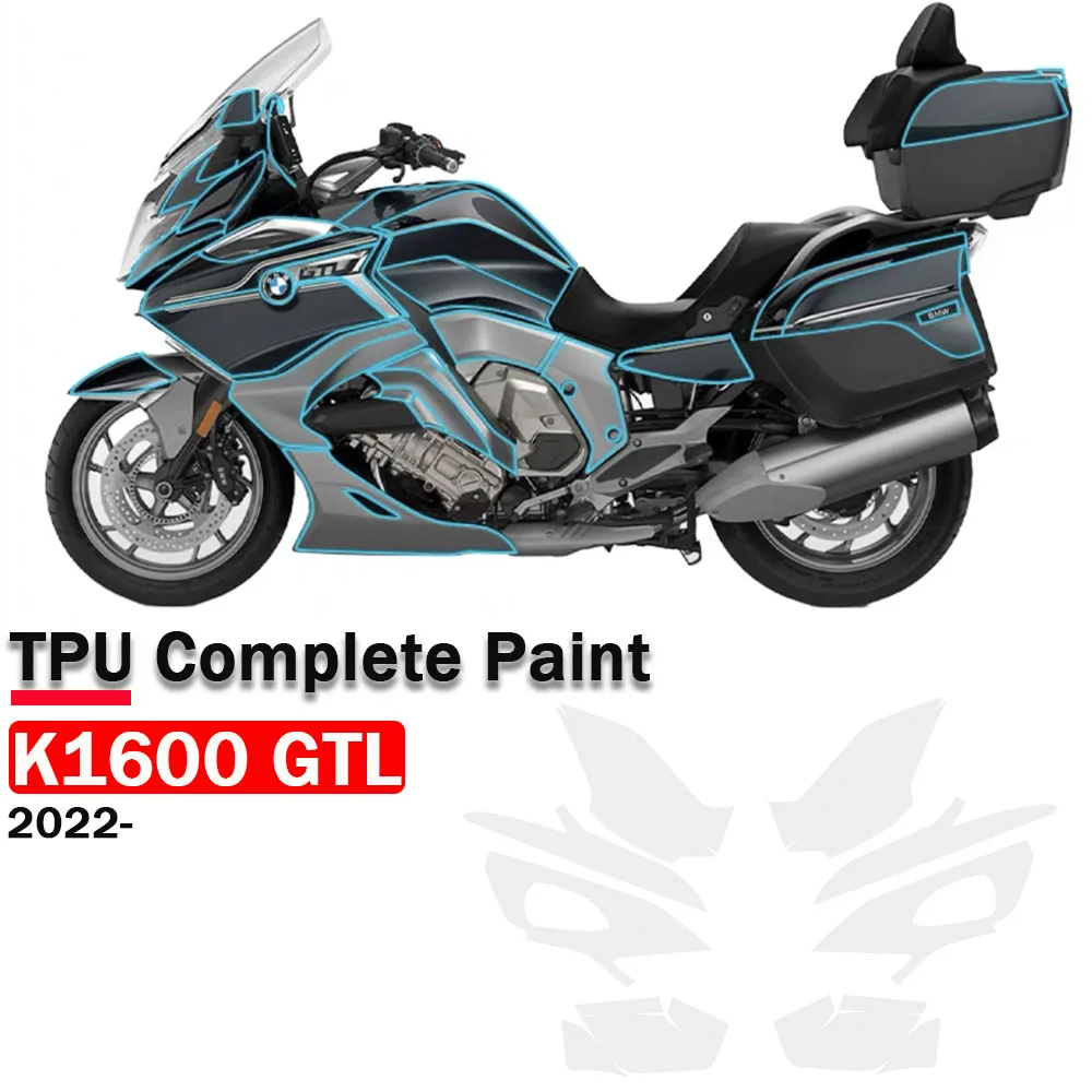 2022- K1600 GTL Motorcycle TPU Film For BMW K 1600 GTL Fairing Protective Film Set Body Invisible Complete Paint Protection Kit