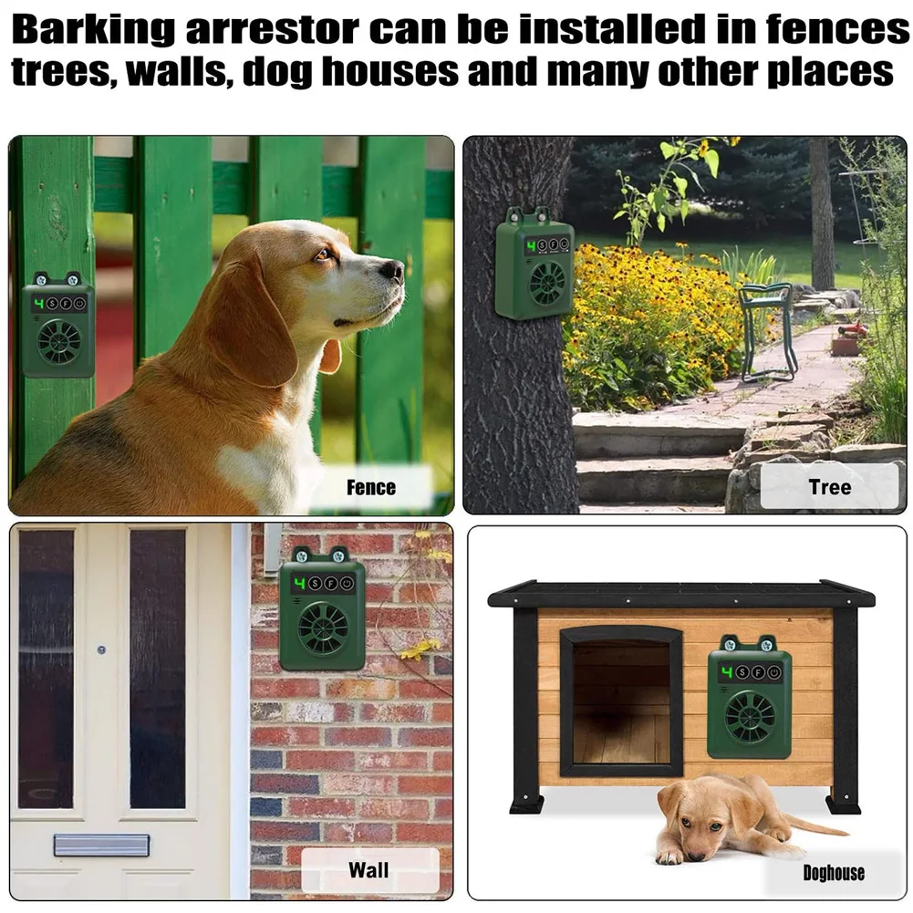 1Pcs Pet Anti Bark Ultrasonic Suppressor Outdoor Anti Noise Dog Repeller Tools Trumpet Outdoor Barking Stopper for Puppy Dog