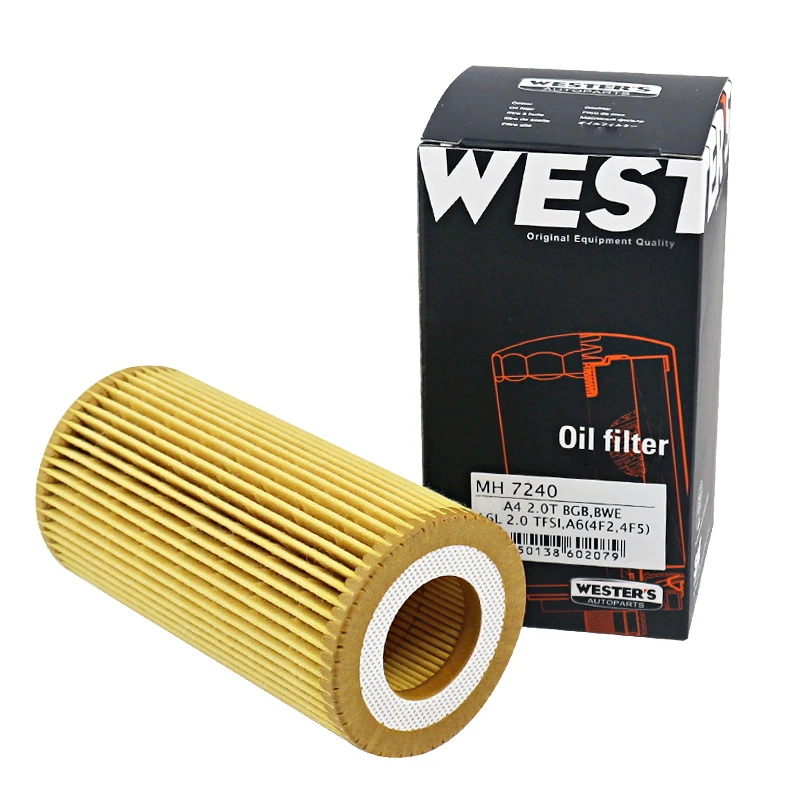 For VW Group AUDI A1(8X1 8XK) A3(8P1 8P7) A4 B7(8EC 8ED 8HE) A6 C6(4F2 4F5) Q3 TT WESTGUARD Oil Filter MH7240 06D115562 CH9911