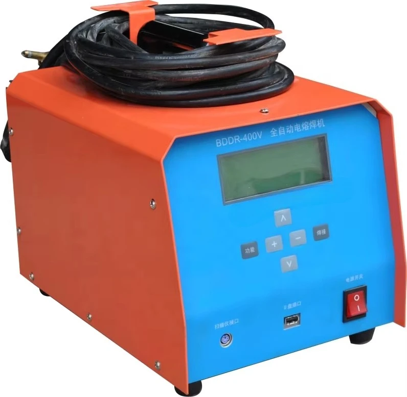 Máquina de Soldadura de Tuberías de HDPE BDDR400V, Equipo de Electrofusión, Conector para Electrofusión Ritmo