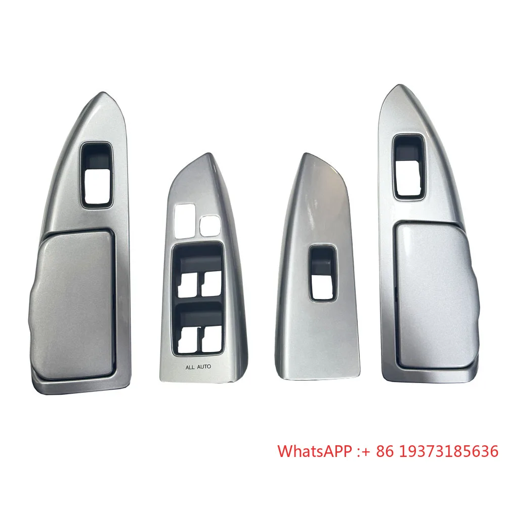 

FJ120 2003-2009 Interior Silver Window Switch Penal Replacement For Toyota Land Cruiser Prado 120 Accessories