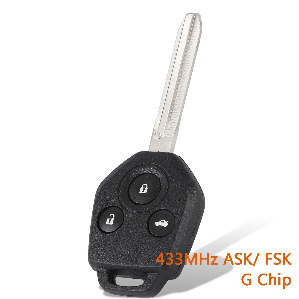 

KEYECU 3 кнопки 433 МГц ASK/FSK G чип дистанционный брелок для Subaru Forester Impreza XV 2013 2014 2015 2016 2017