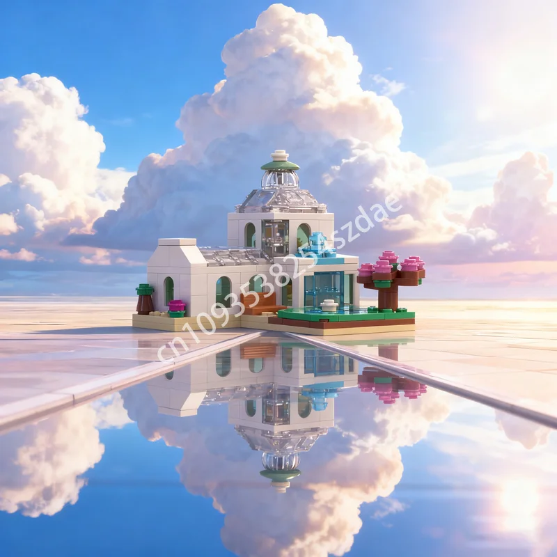 

134 шт. MOC Friendse, модель в классическом стиле, строительные блоки, рождественский подарок, архитектура, сборка, игрушки «сделай сам», творческое образование для детей