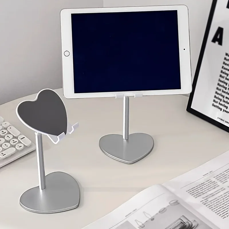 Retractable Adjustable Phone & Tablet Stand, Multifunctional Universal Desktop Holder, Portable Accessory for iPad & All Smartph