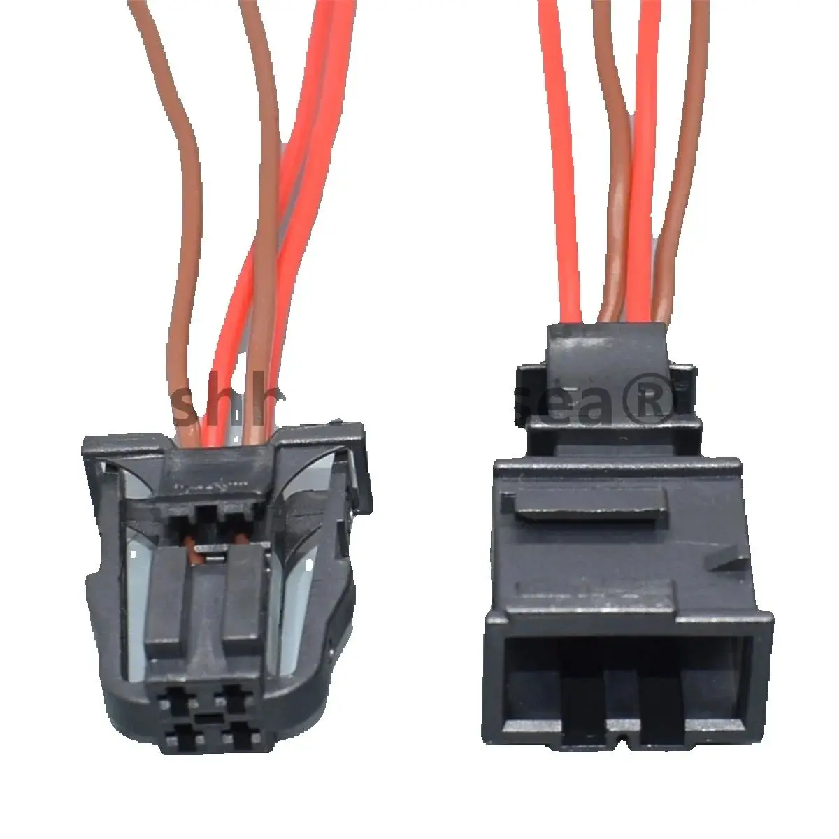 Shhworldsea 4-луночный 3B0972732 3B0972722 Автомобильный пластиковый корпус Разъемы Автомобильный задний фонарь Электрический провод Разъем