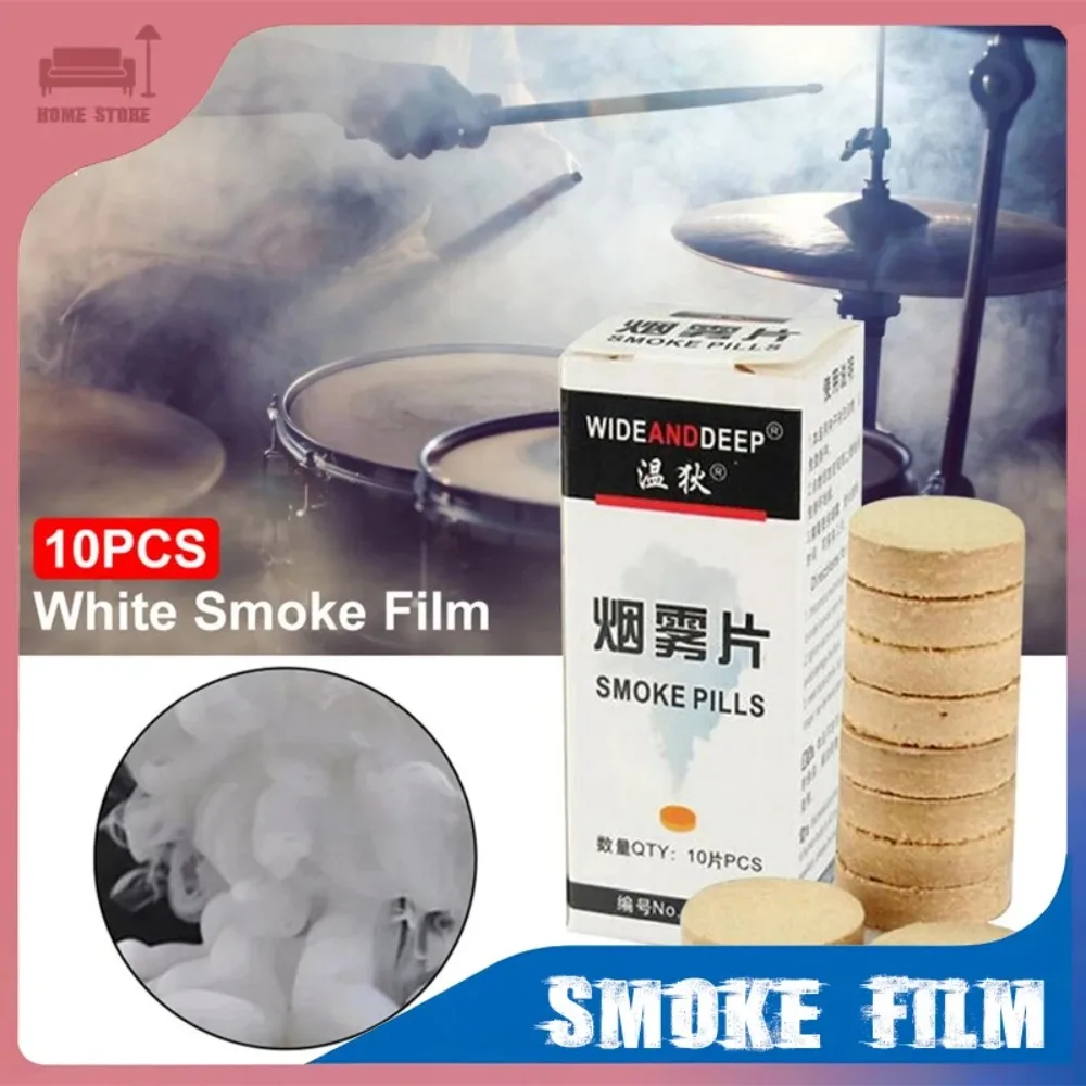 

Dense Fog White Smoke Cake DIY Magic Performance Props Stage Decoration Fun Party Halloween Photography Combustion Smoke Pillse