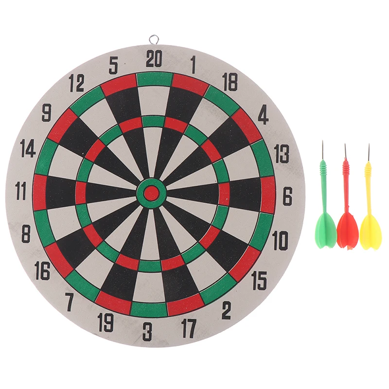 1Set New Dart Board & Darts Game Set Perfect for  Cave Game Room Kids Decoration