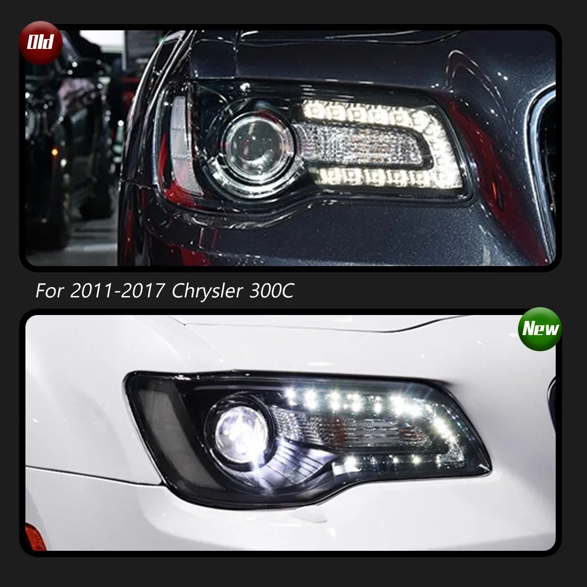 

TYPY Car Headlights For Chrysler 300C 2011-2017 LED Car Lamps Daytime Running Lights Dynamic Turn Signals Car Accessories