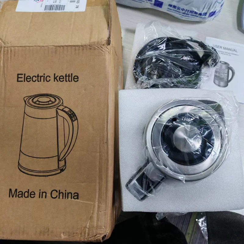 1.8L Electric Kettle with 12 Temperature Settings and 24 Hour Insulation - Stainless Steel Strainer