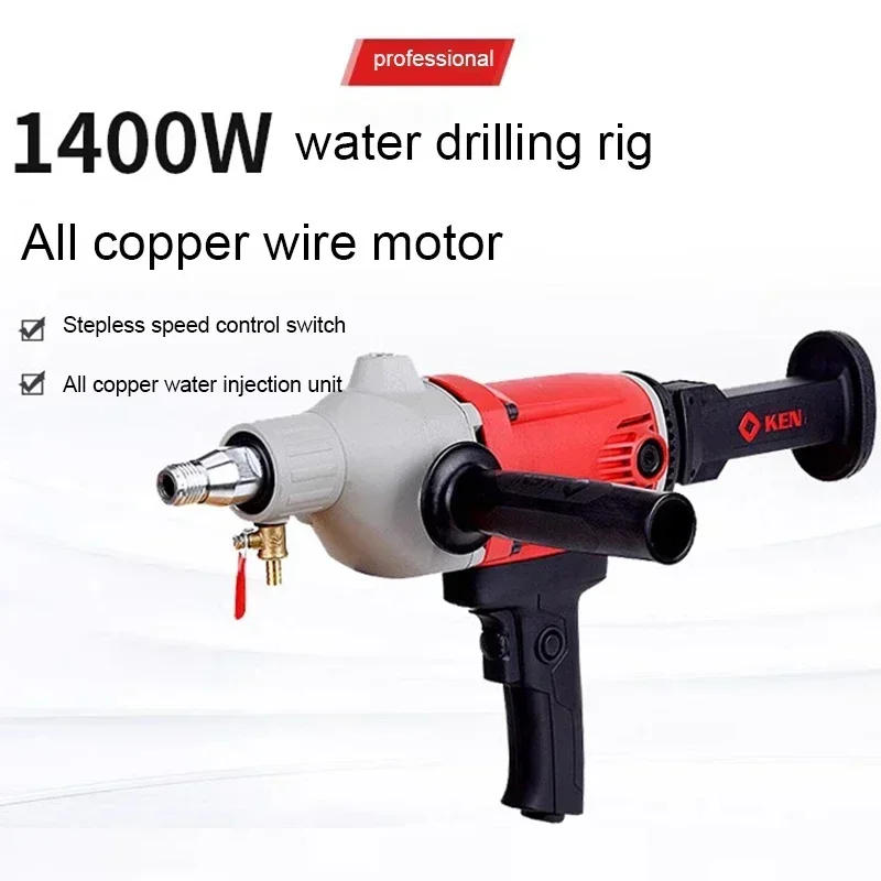 Nick 2026 KEN 6110B High Powered Diamond Core Drill Machine Hot Sale 110mm Corded Diamond Core Drilling for Concrete