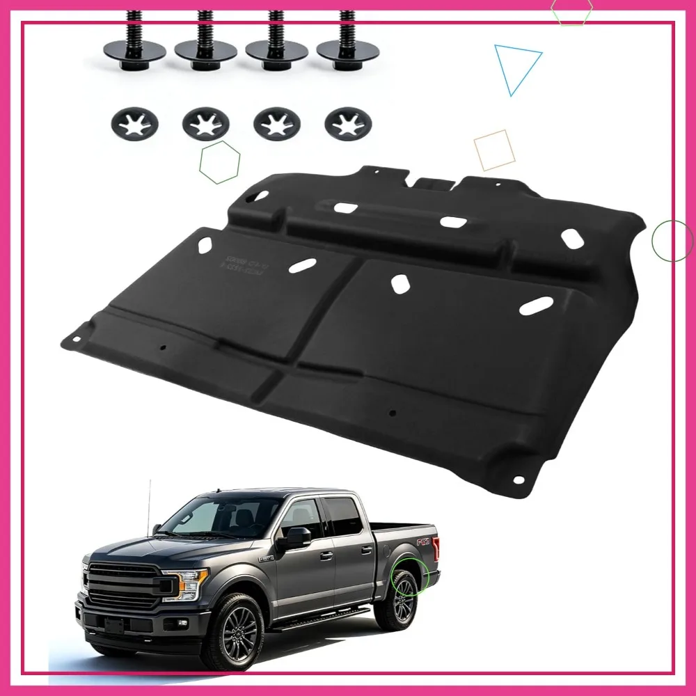

Upgraded F150 Engine Splash Shield Cover Compatible with 2015-2024 Gasoline F150 (Not Fit Raptor/3.0L Diesel) FO1228198