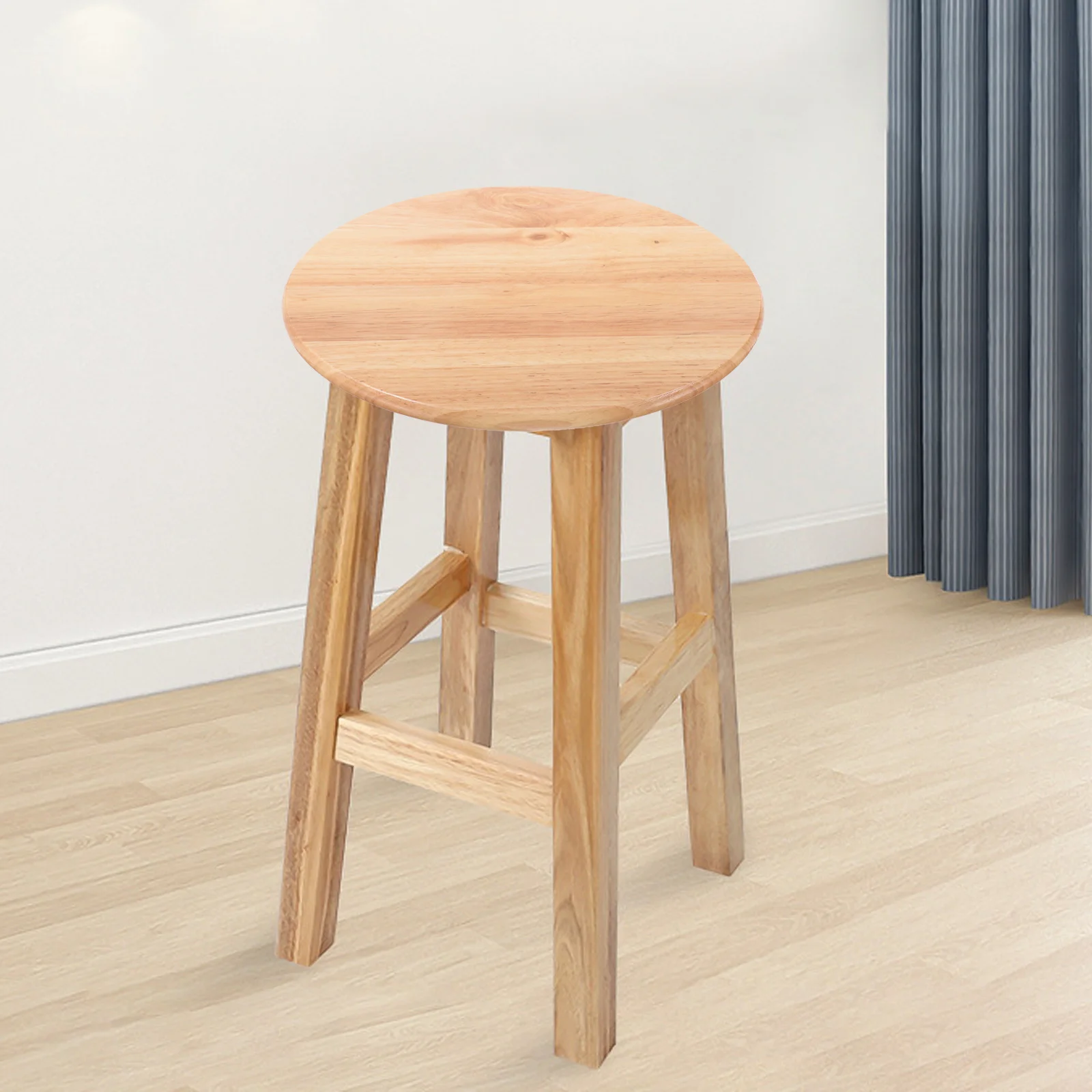 Wooden Chair Seat Round Replacement Top for Bar Stools Dining Chairs Repair Kit Step Stool Cushion Seating Part Home Use