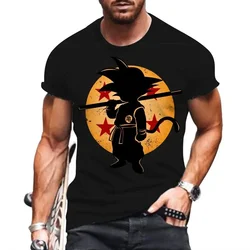 Vegeta Dragon Ball Z Goku Men's T Shirt Streetwear 100-6XL Saiyan New Oversized Short Sleeved Y2K Cool GYM O-collar Anime Summer