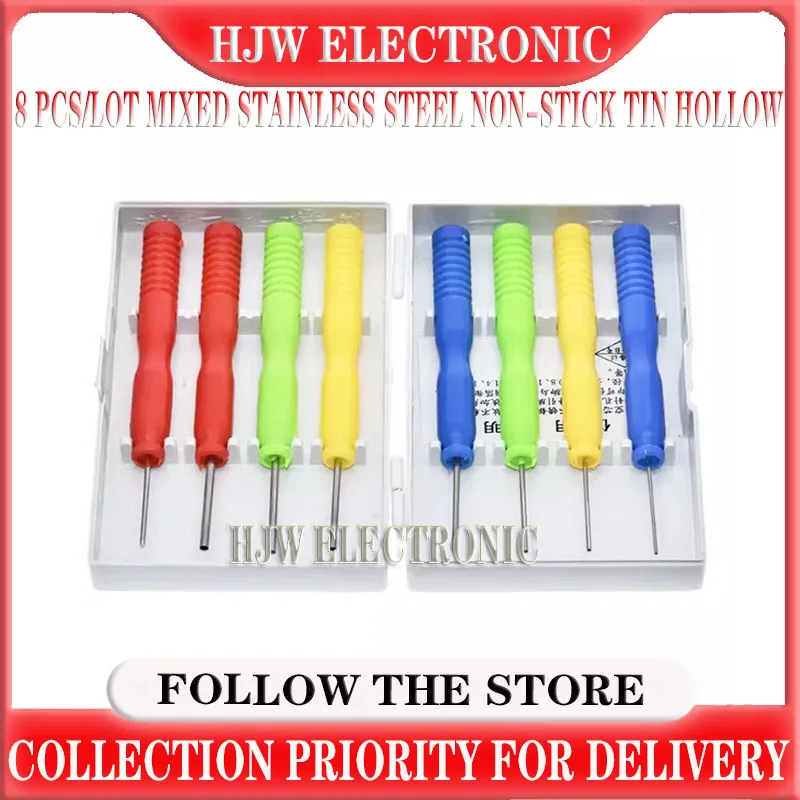 

Good Quality 8 Pcs/Lot Mixed Stainless Steel Non-stick Tin Hollow Core Needle Kits For Soldering Assist Accessories