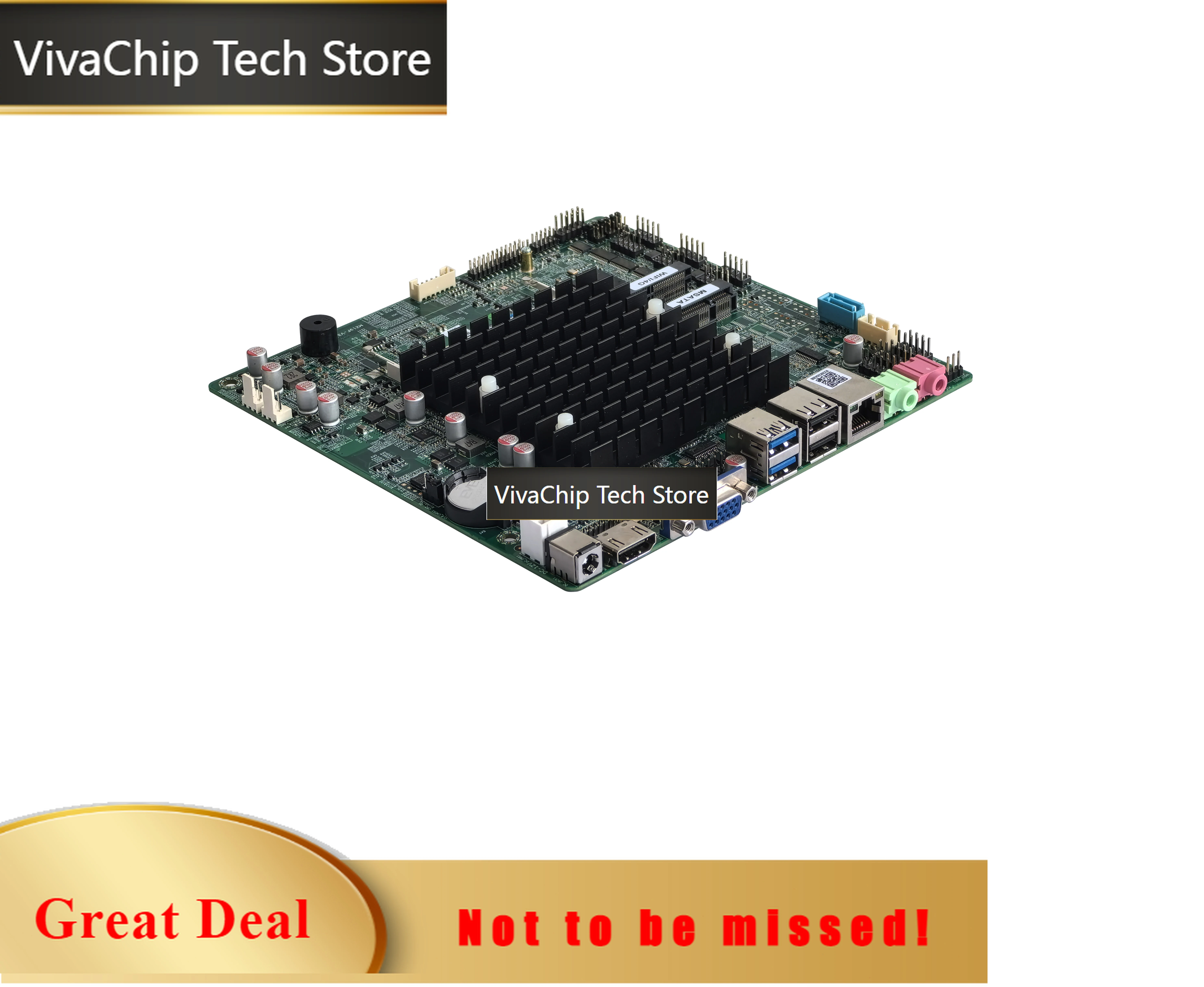VivaChip Tech ELSKY Fanless Embedded Celeron J1900 Quad Core Mini ITX Board With 8USB 10 COM LVDS VGA 1HDMI Display For KIOSK P
