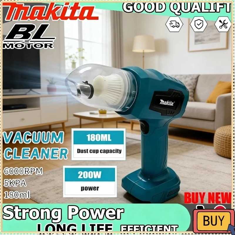 

Мини-пылесос Makita для автомобиля, многофункциональный, ручной, перезаряжаемый, для сбора пыли, совместим с аккумуляторами 18В/20В