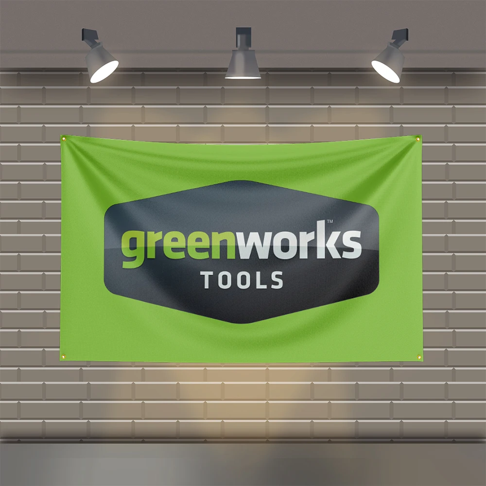 

3x5 Ft G-Greenworkss Flag Polyester Printed Mechanical Tool Flags for Room Garage Decor