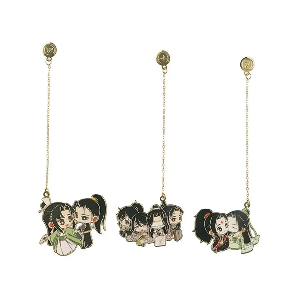 

Pagination Mark Metal Lan Wangji Student Gift Grandmaster of Demonic Pendant Mo Dao Zu Shi Stationery Book Markers Bookmark