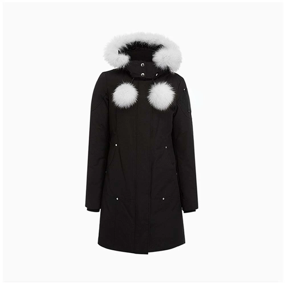 Real Fox Fur Ball Winter Women Mooses Stirling Parka Down Jackets Thicker Outdoor Fashion Coat Thick Windproof Long Windproof