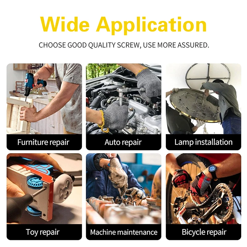 M6x8/ 12/ 16/ 20/ 25mm Button Head Socket Cap Screws Bolts, 304 Stainless Steel, Allen Hex Drive, Fully Threaded, Bright Finish