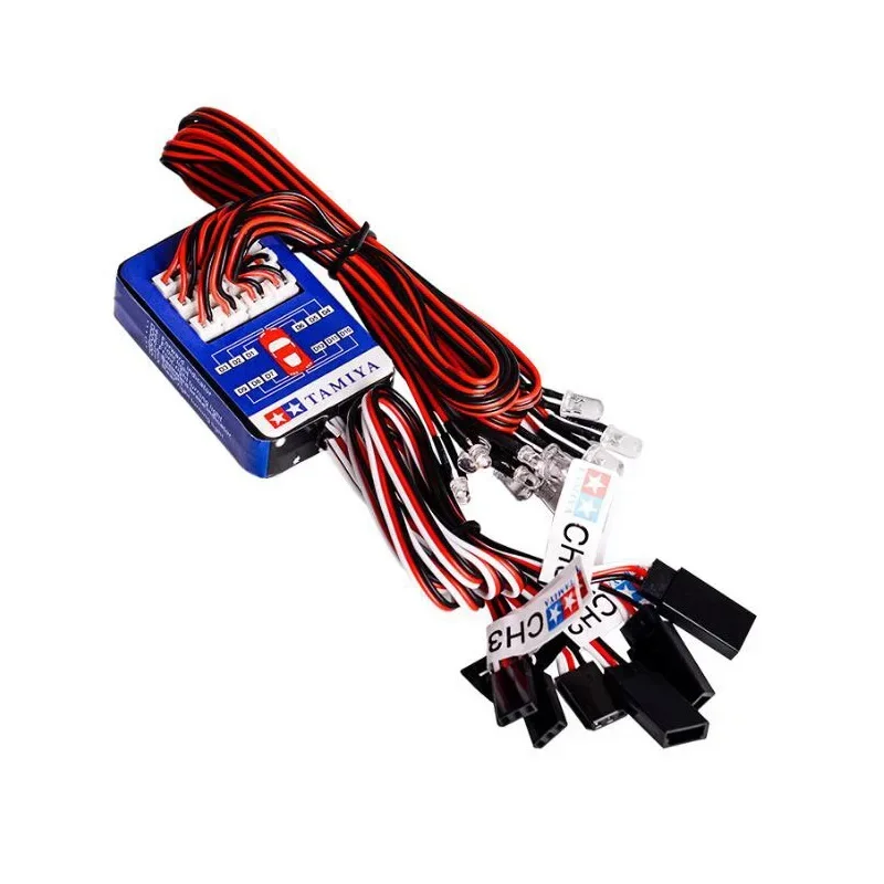 Rc Tamiya Tamiya Simulation Car Lamp Box Small And Smart Car Lamp Linkage Rudder Electromechanical Explosion Flash Mode