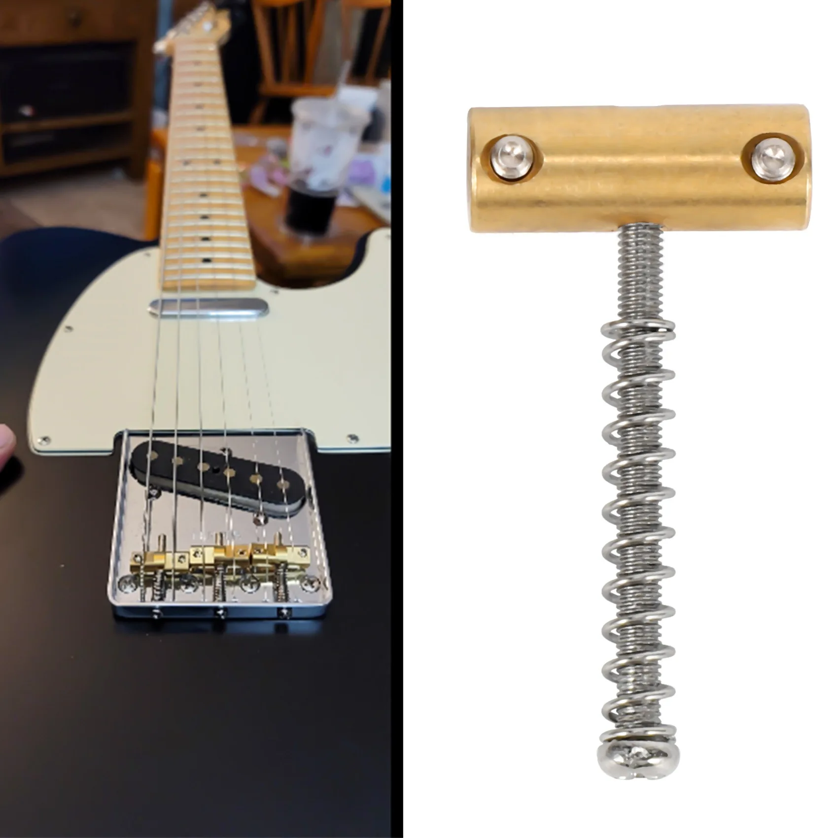 기타 보정 브릿지 황동 새들 세트, 10.8mm 스타일 브릿지 새들, TL 스타일 6 현 일렉트릭 기타 부품 (3 개) 리치