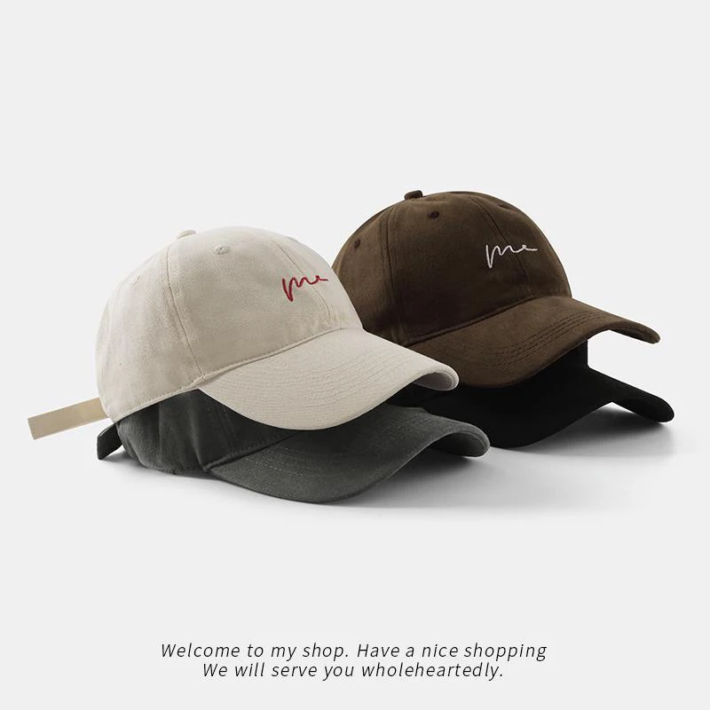 1 Unisex Spring And Autumn Letter Embroidered Baseball Cap, Suitable For Daily Wear, Outdoor Sun Protection Baseball Cap