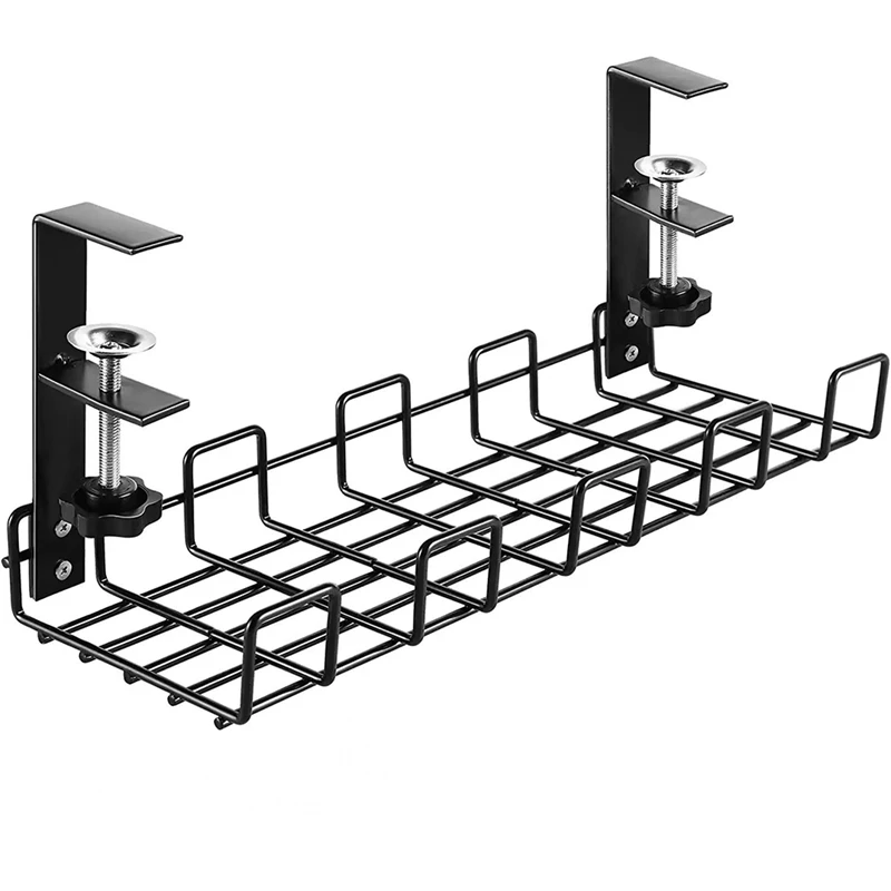 Cable Tray Under Desk Under Desk Cable Organizer Wire Cable Holder Wire Organizer No Drilling Required