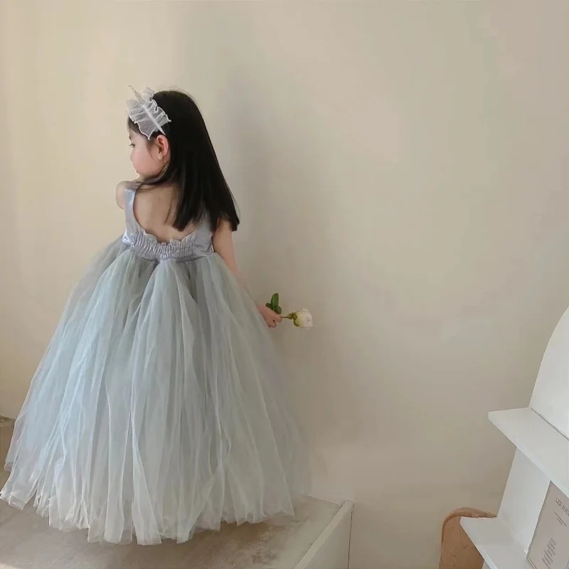 Birthday Princess Dress Girl Tulle Prom Performance Gala Costumes Children's Photography Dress Holiday Beach Children's Contact view 6