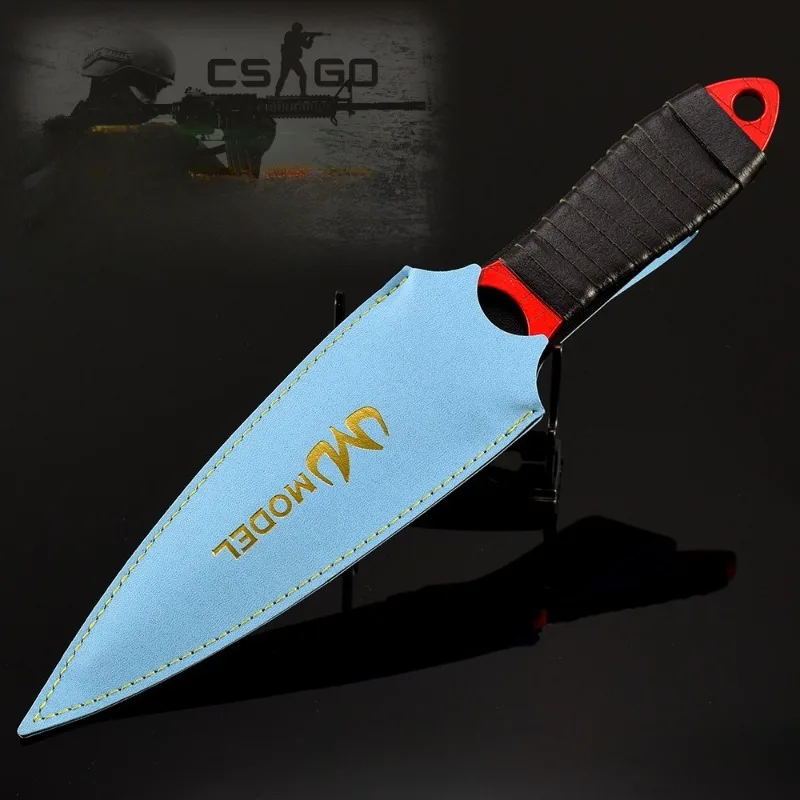 26cm Crimson Web Csgo Ghostdagger Metal Weapon Game Peripheral Toy Sword Samurai Crafts Gift Collections Accessories Ornaments