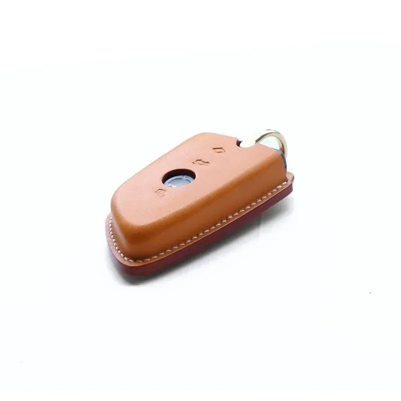 for BMW 330i 325i 320i Leather Handmade Customized Key Bag Simple Texture Key Cover