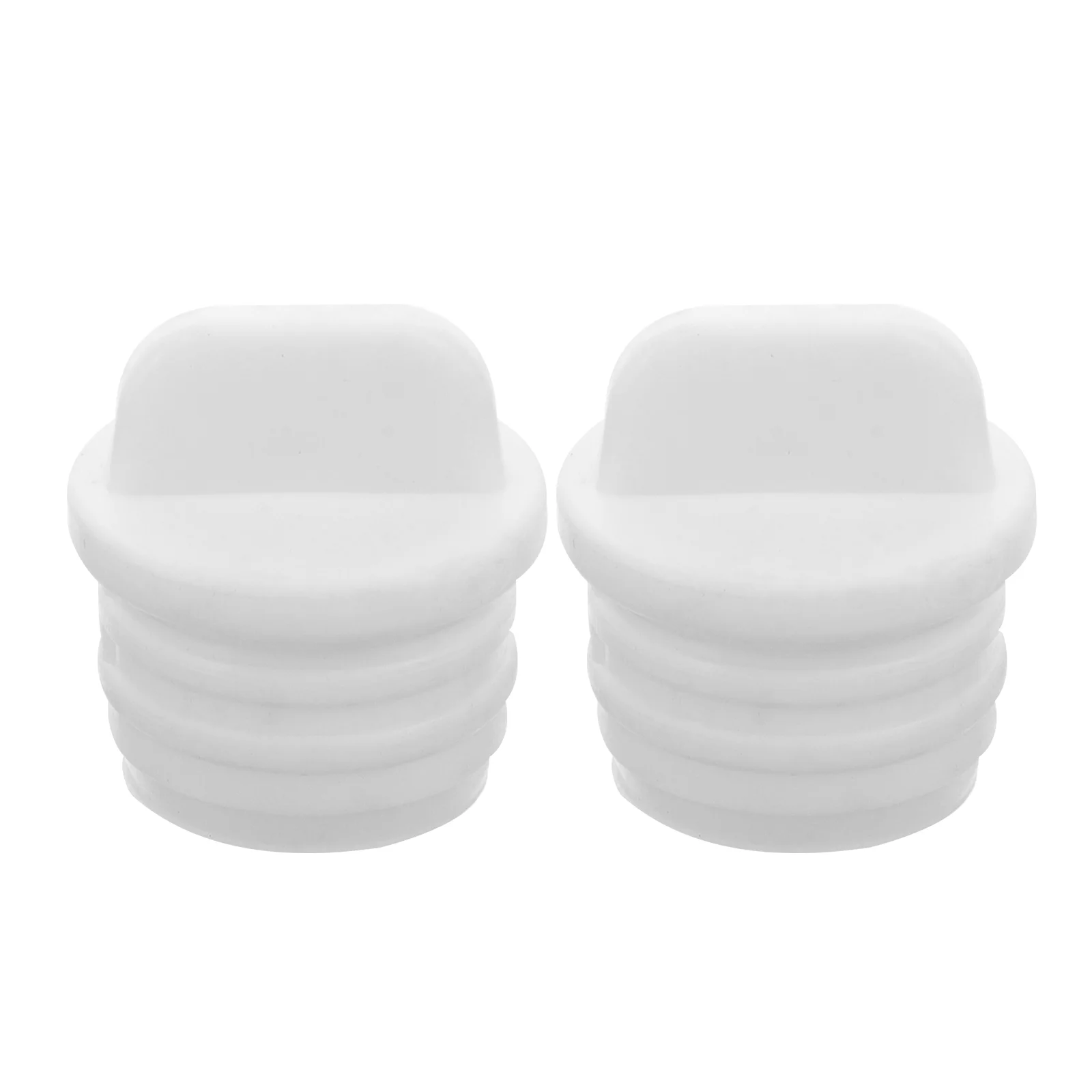2 Pcs Sealing Plug Accessories Mop Bucket Stopper Tub Drain Rubber Outlet Replacement