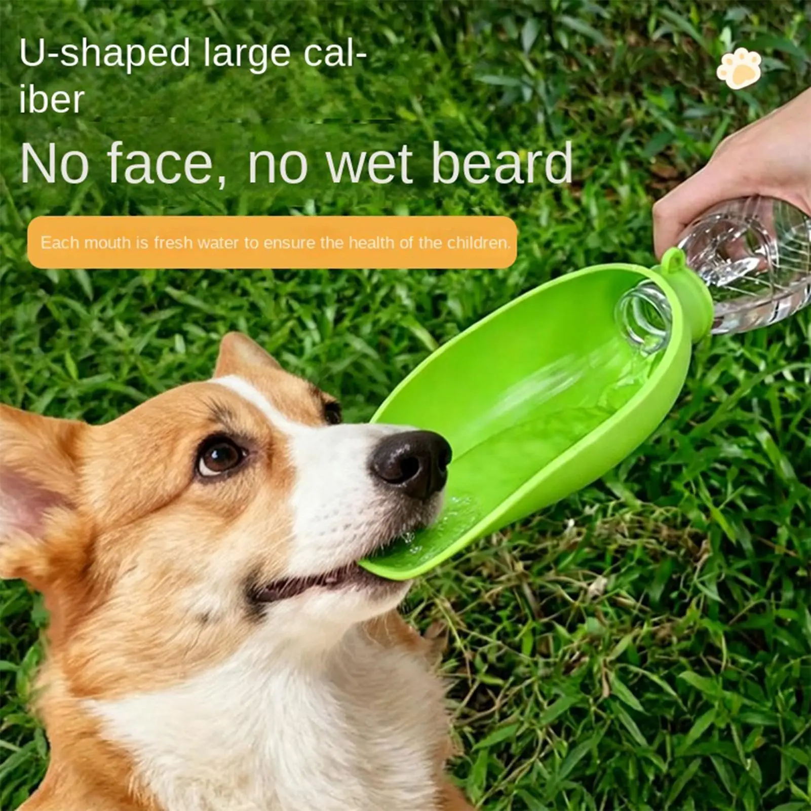 Dog Travel Water Bowl Silicone Folding Drinking Dog Walking Accessories Water Bowl for Hiking Camping Backpacking Tailgating