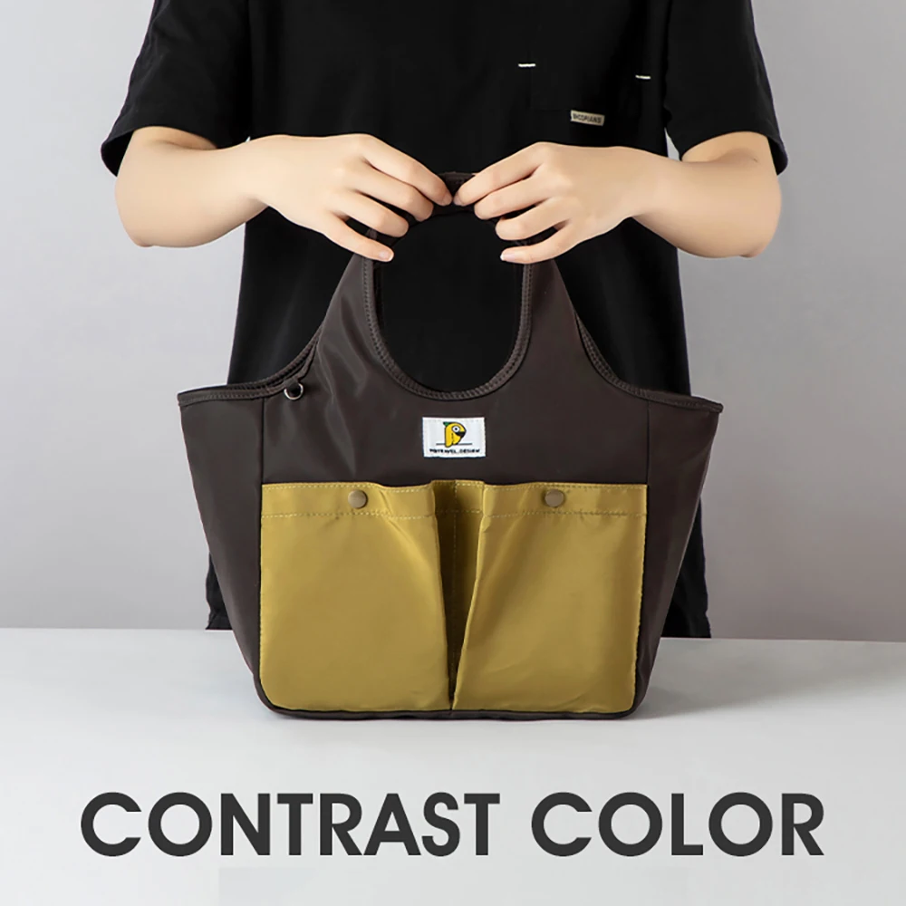 

2025 New Lunch Bag Large Capacity Insulated Lunch Box Handbag Large Capacity Waterproof Office School Thermal Bento Bag