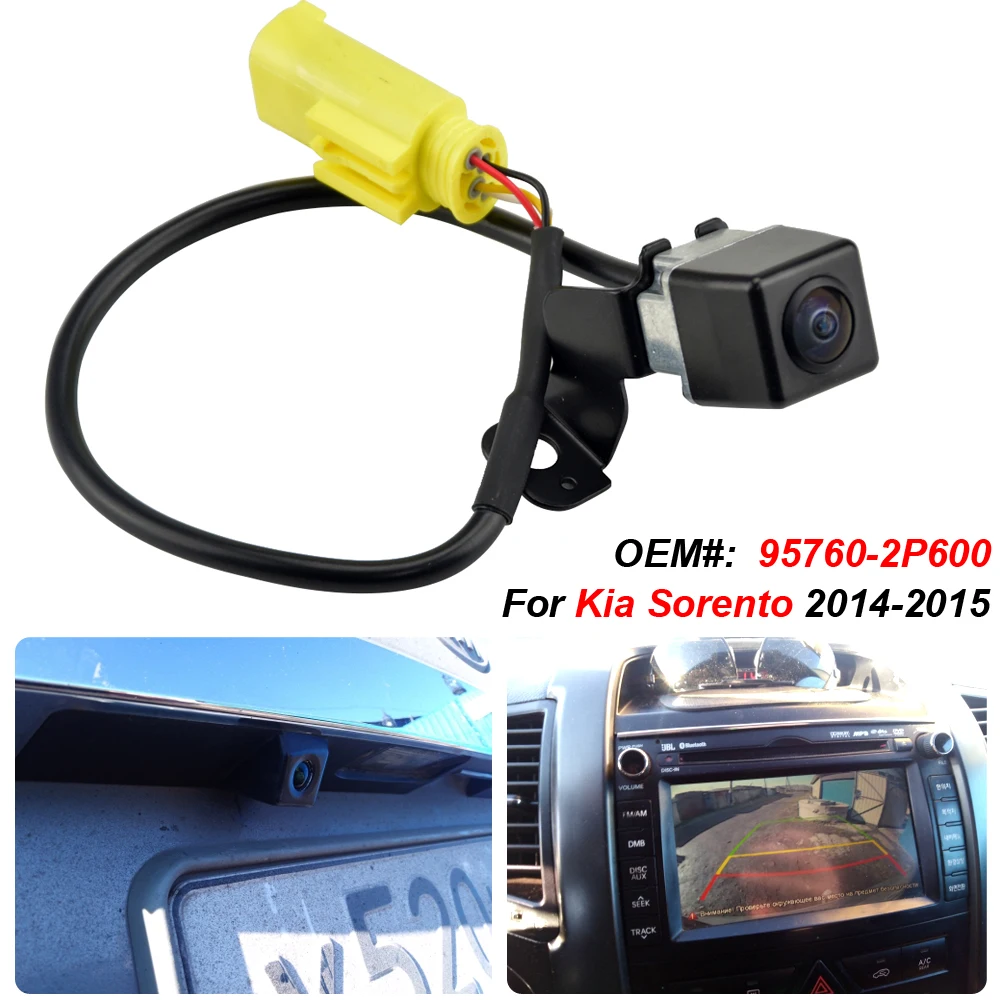 Câmera de visão traseira para carro 95760-2p600 2015 para kia sorento ex sport utility 4 portas 3.3l 3342cc v6 gás