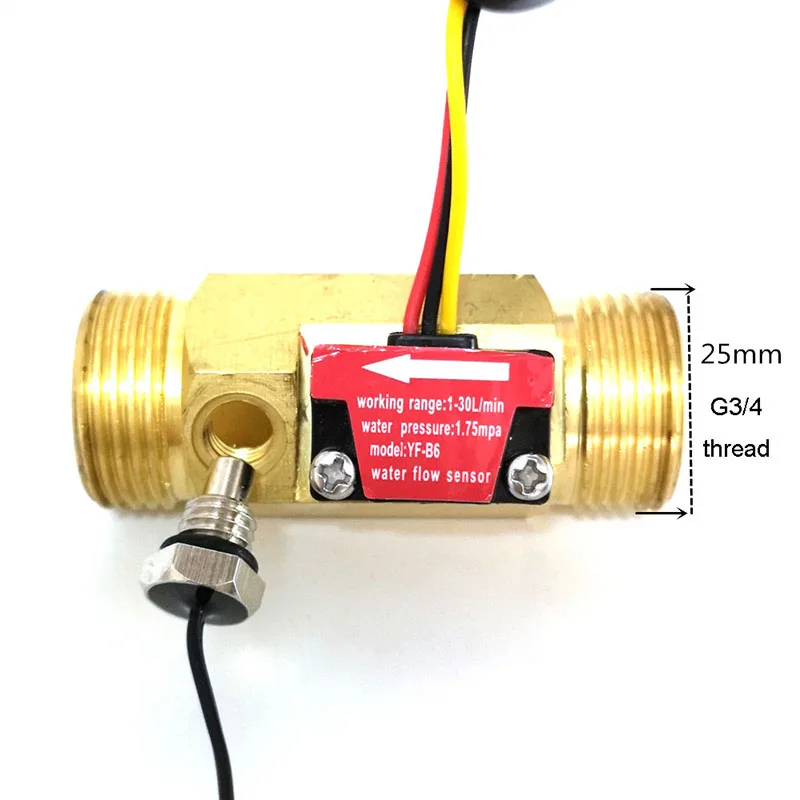 水フローセンサー,温度検出付き調節計,g1/2 g3/4タービン