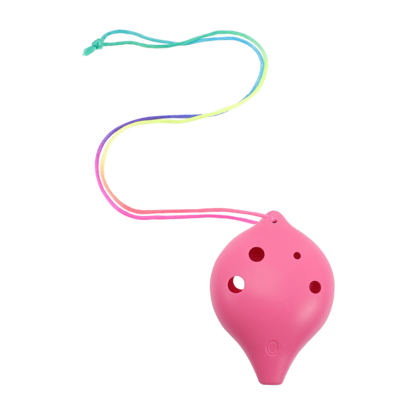 

Creative 6-Hole Ocarina Beginner Practice Instrument Strong and Durable Portable Plastic Ocarina for Music Lovers