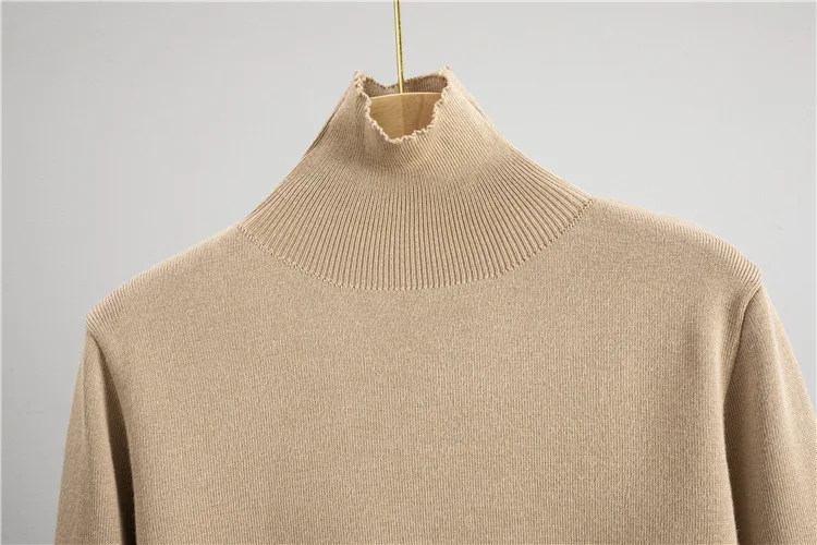 Chic striped shawl cardigan+Mock neck Solid Pullover+Elastic waist long pants 3-piece set for autumn and winter Women's Sets New