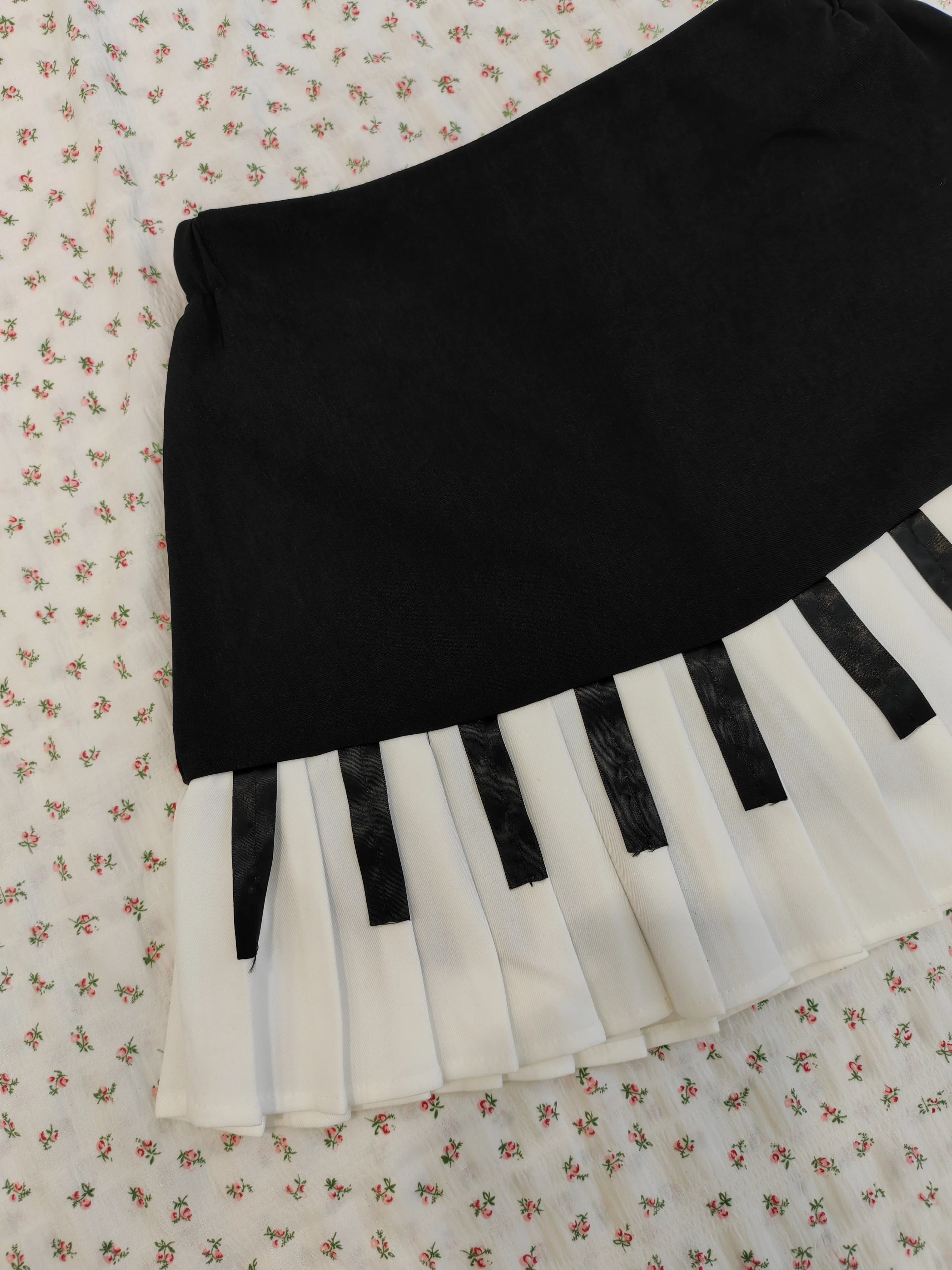 소녀 한국어 귀여운 빈티지 파티 피아노 스커트 섹시한 갸루 고스 스커트 하이 웨스트 2000 년대 옷 여성 여름 하라주쿠 스위트 Y2k 드레스