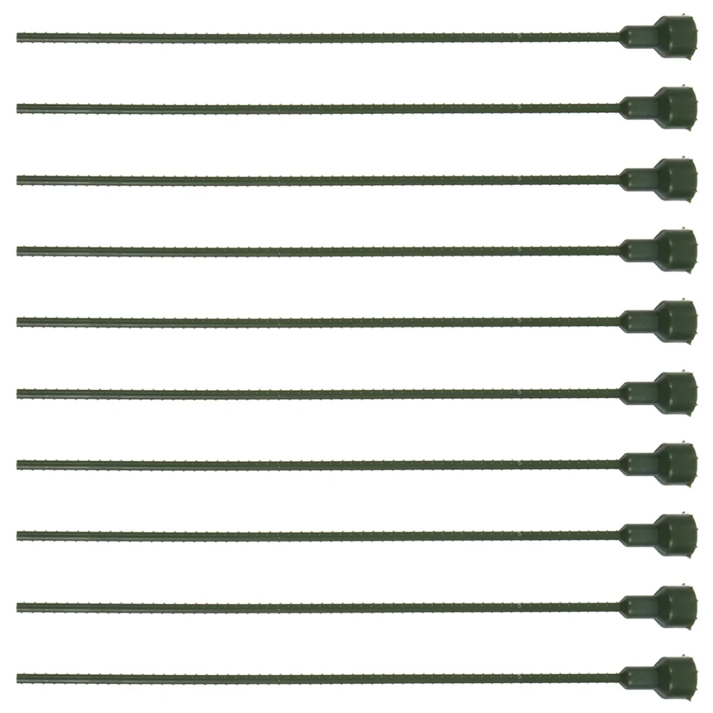 

10Pcs Plastic Flower Stems Adjustable Length Floral Arrangement Rods Durable PVC Multipurpose DIY Craft Supplies