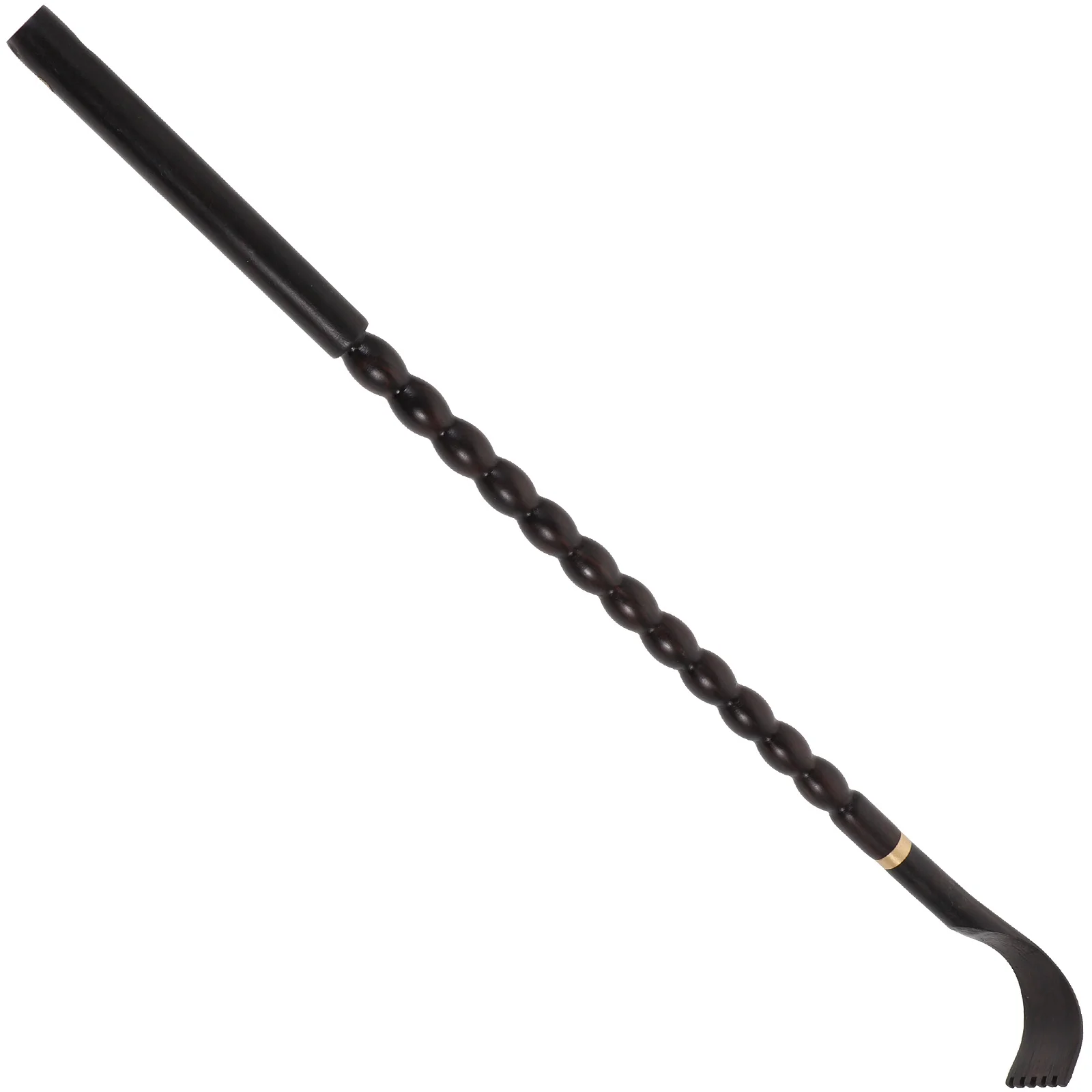 Premium Ebony Long Back Scratcher Portable Itching Relief Tool For Durable Skin Care Massager Household Body Grooming Instrument