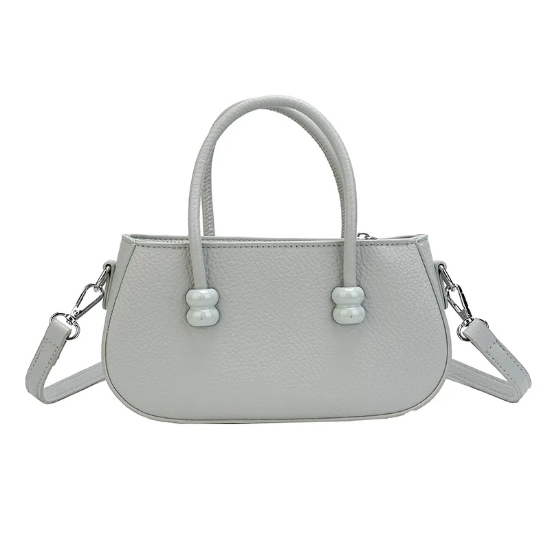 2025 Spring Summer Textured Square Bag for Women Minimalist Crossbody Purse Stylish Handheld Tote Versatile Chic