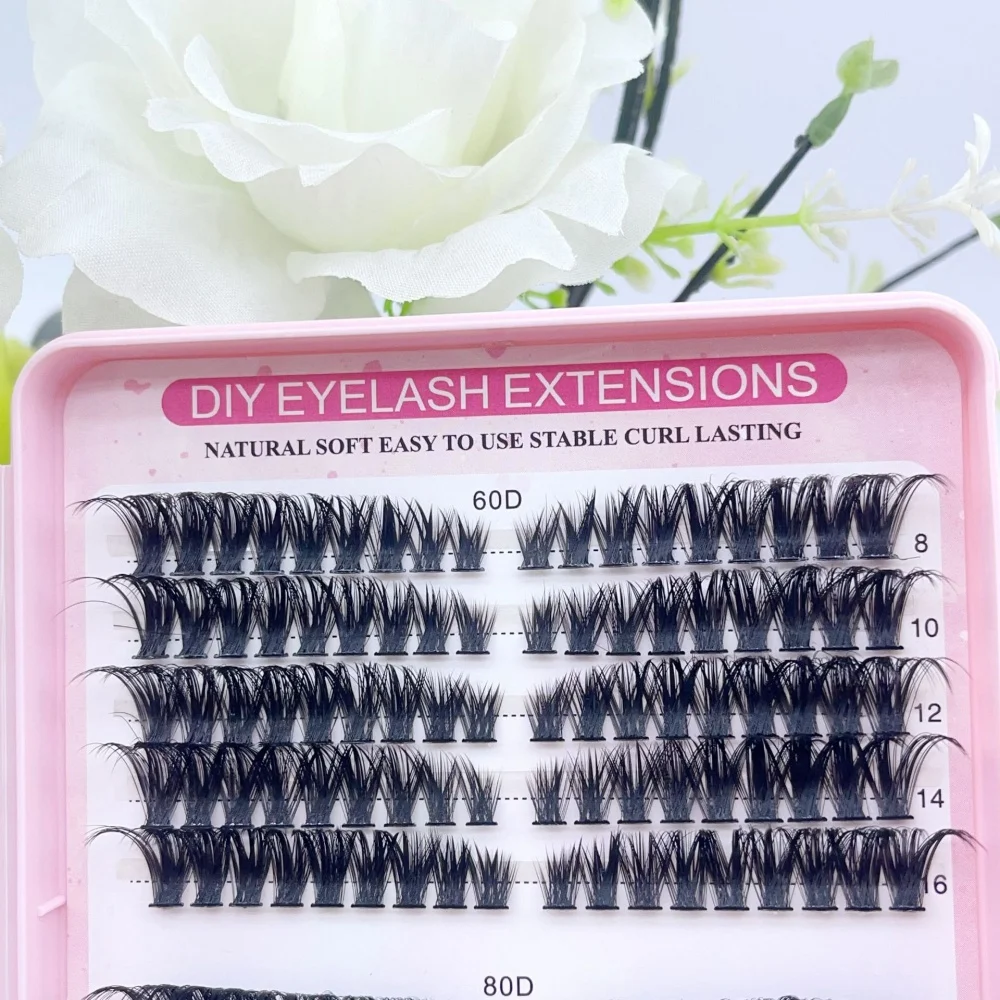 علبة واحدة من مجموعات الرموش، 30 صفًا من مجموعة تمديد الرموش الصناعية، 30+40+50+60+80+100D رموش، 30P-100PRO #3