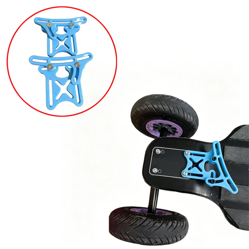 1Pair 3D Printed Adjustable Foot Stoppers for Electric Skateboard PETG Anti-Slip Foot Position Reminder E-Skateboards Accessory