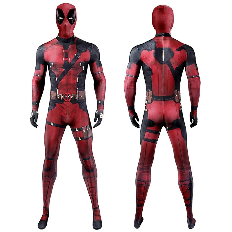 Superhero Wolverine Deadpool Cosplay Jumpsuit Wolverine Cosplay Costume Adult Deadpool Halloween Party Bodysuit For Men Boys